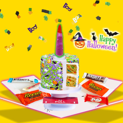 4"  Vanilla Halloween Surprise Cakes®