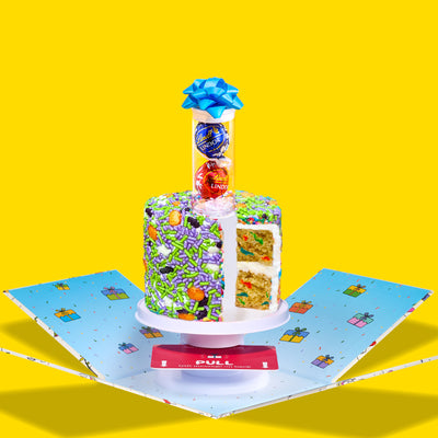 4"  Vanilla Halloween Surprise Cakes®