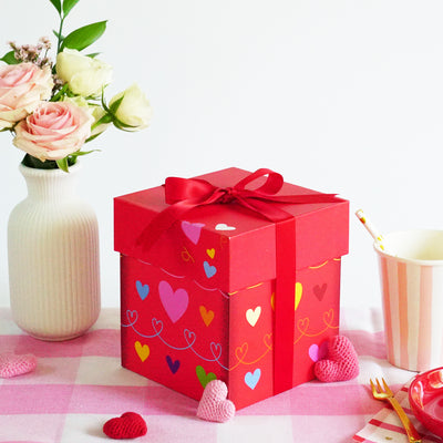 4" Rainbow Vanilla Confetti Surprise Cake®