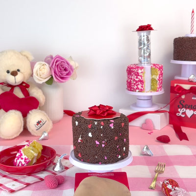 4" Rainbow Chocolate Chocolate Chip Surprise Cake®