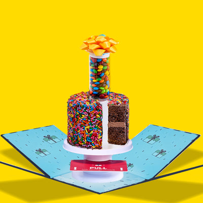 4" Rainbow Chocolate Chocolate Chip Surprise Cake®