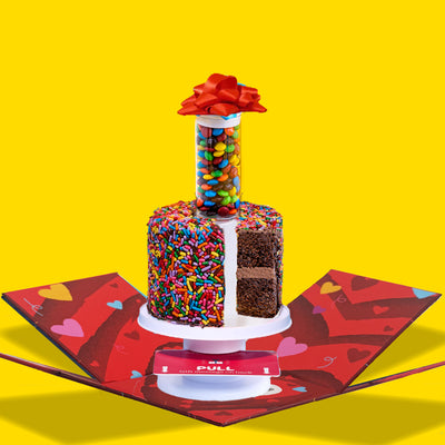 4" Rainbow Chocolate Chocolate Chip Surprise Cake®