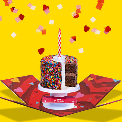4" Rainbow Chocolate Chocolate Chip Surprise Cake®