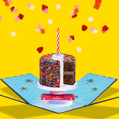 4" Rainbow Chocolate Chocolate Chip Surprise Cake®