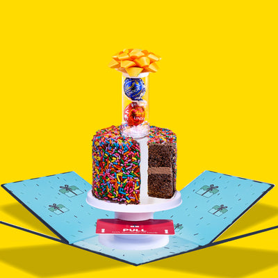 4" Rainbow Chocolate Chocolate Chip Surprise Cake®