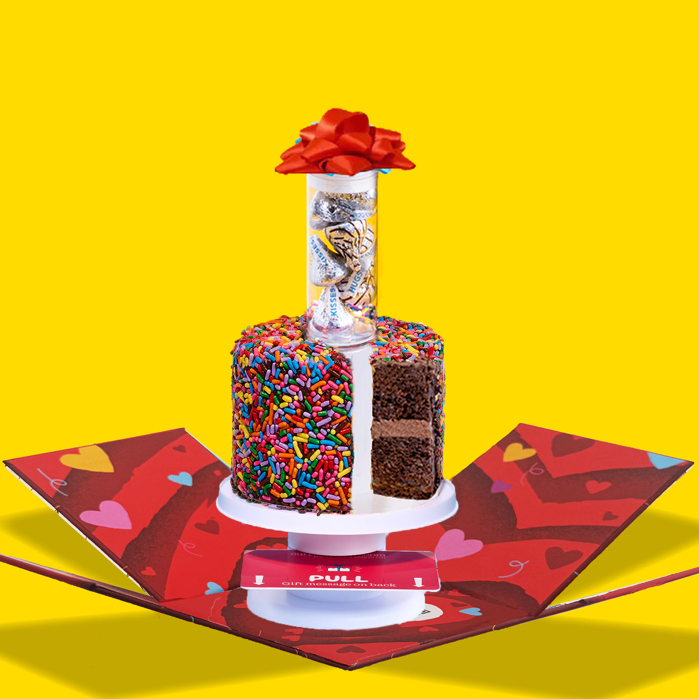 4" Rainbow Chocolate Chocolate Chip Surprise Cake®
