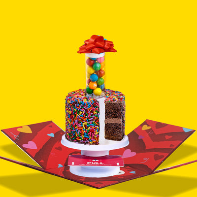 4" Rainbow Chocolate Chocolate Chip Surprise Cake®