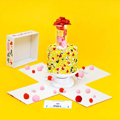 4" Mickey Mouse Vanilla Confetti Surprise Cake® - ©Disney