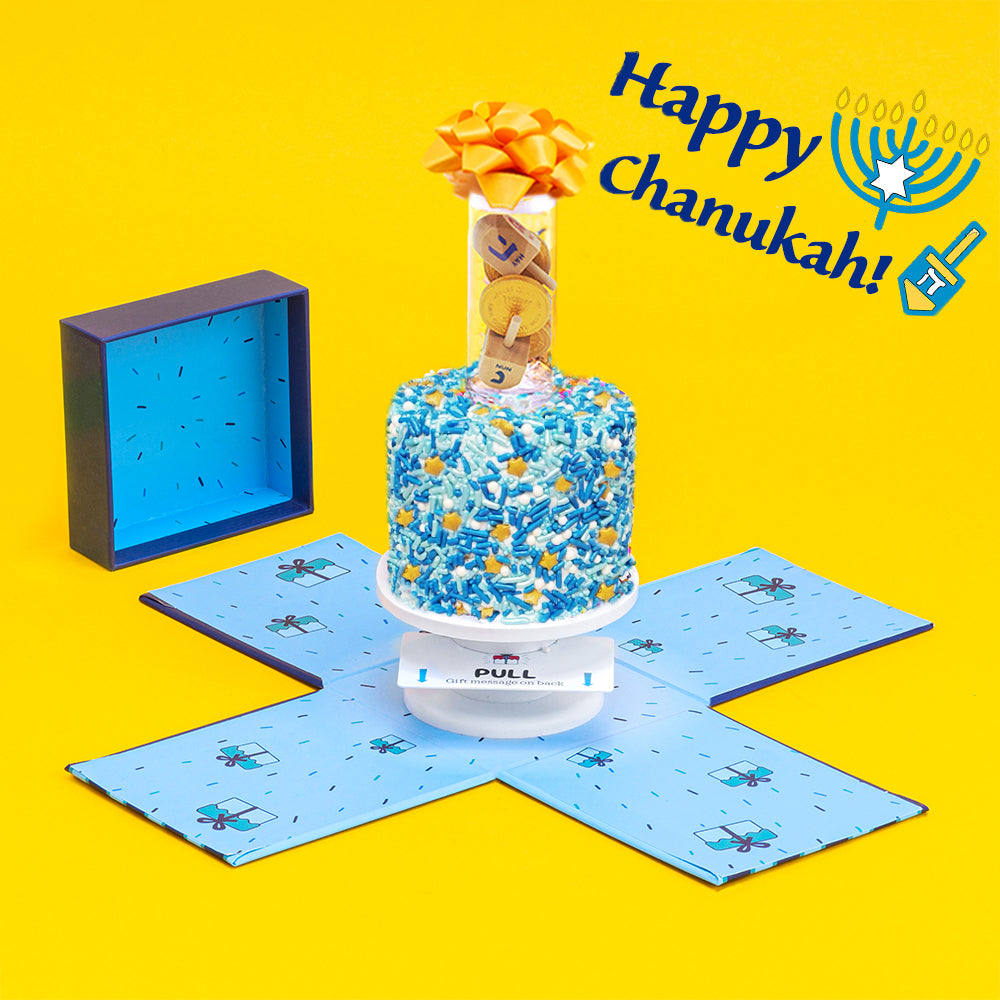 4" Chanukah Vanilla Surprise Cake®