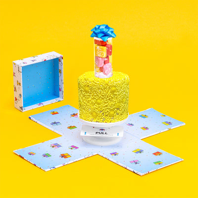 4" Happy Summer Vanilla Surprise Cake®