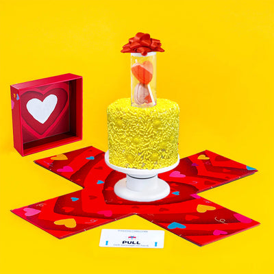 4" Happy Summer Vanilla Surprise Cake®