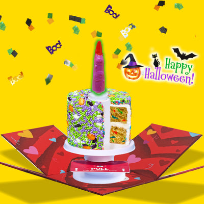 4"  Vanilla Halloween Surprise Cakes®