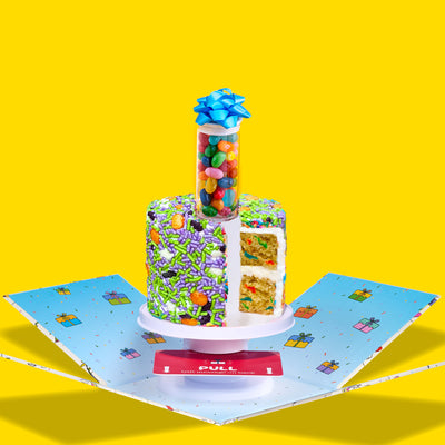 4"  Vanilla Halloween Surprise Cakes®