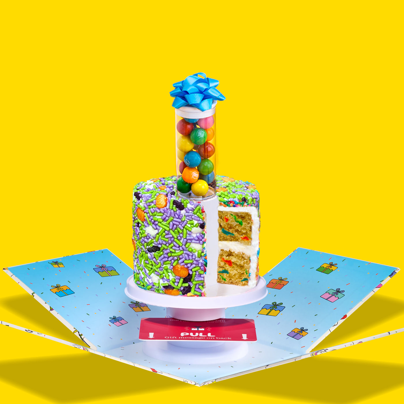 4"  Vanilla Halloween Surprise Cakes®