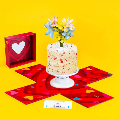 4" Vanilla Love Surprise Cake®