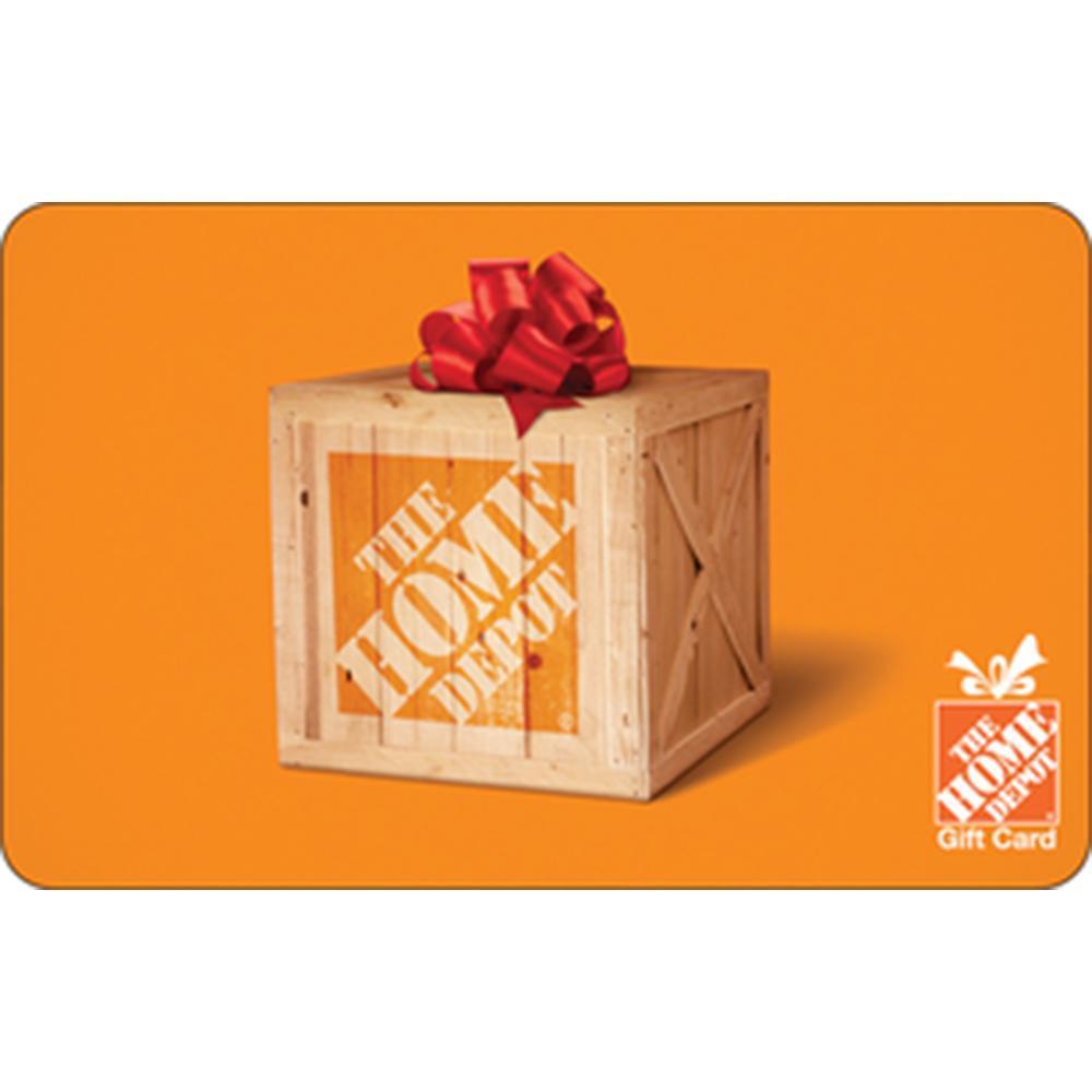 $50 The Home Depot Gift Card (+ $4.95 processing fee)