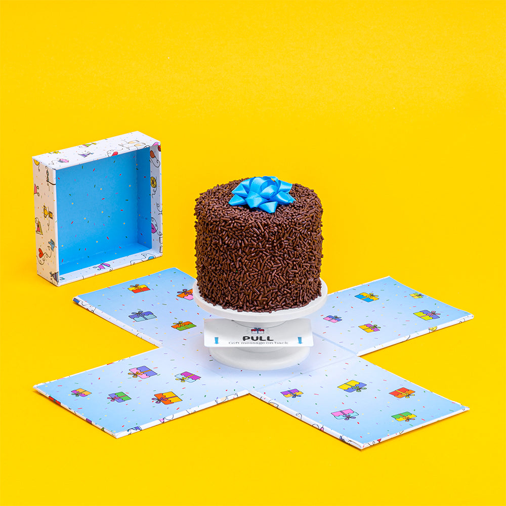 Chocolate Cake + Lindt Truffles