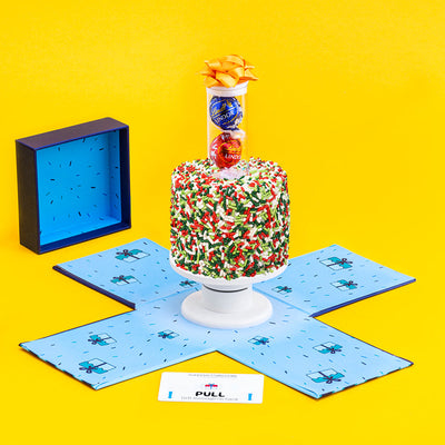 4"- The Christmas Vanilla Surprise Cake®