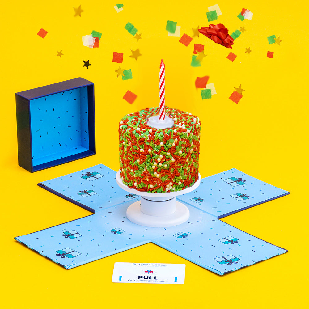 4"- The Christmas Vanilla Surprise Cake®