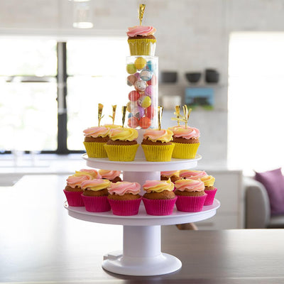 how to make a tiered cupcake cake