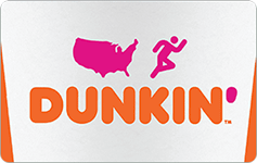 $10 Dunkins® Gift Card (+ $4.95 processing fee)