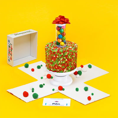 4" Christmas Vanilla Surprise Cake®