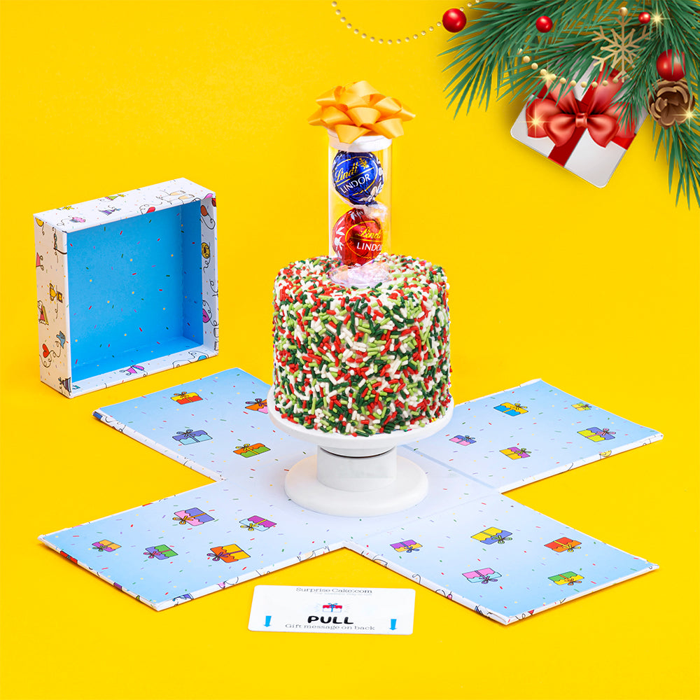 4"- The Christmas Vanilla Surprise Cake®