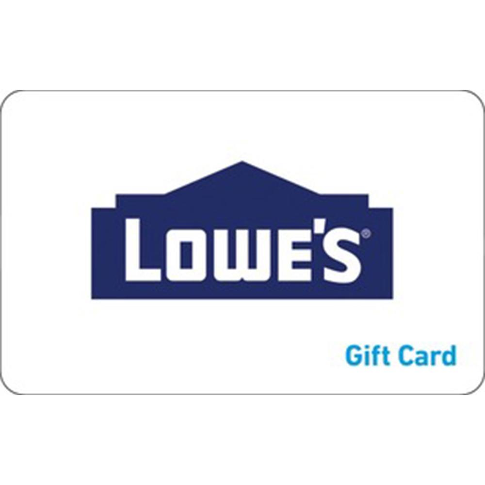 $75 Lowes Gift Card (+ $4.95 processing fee)